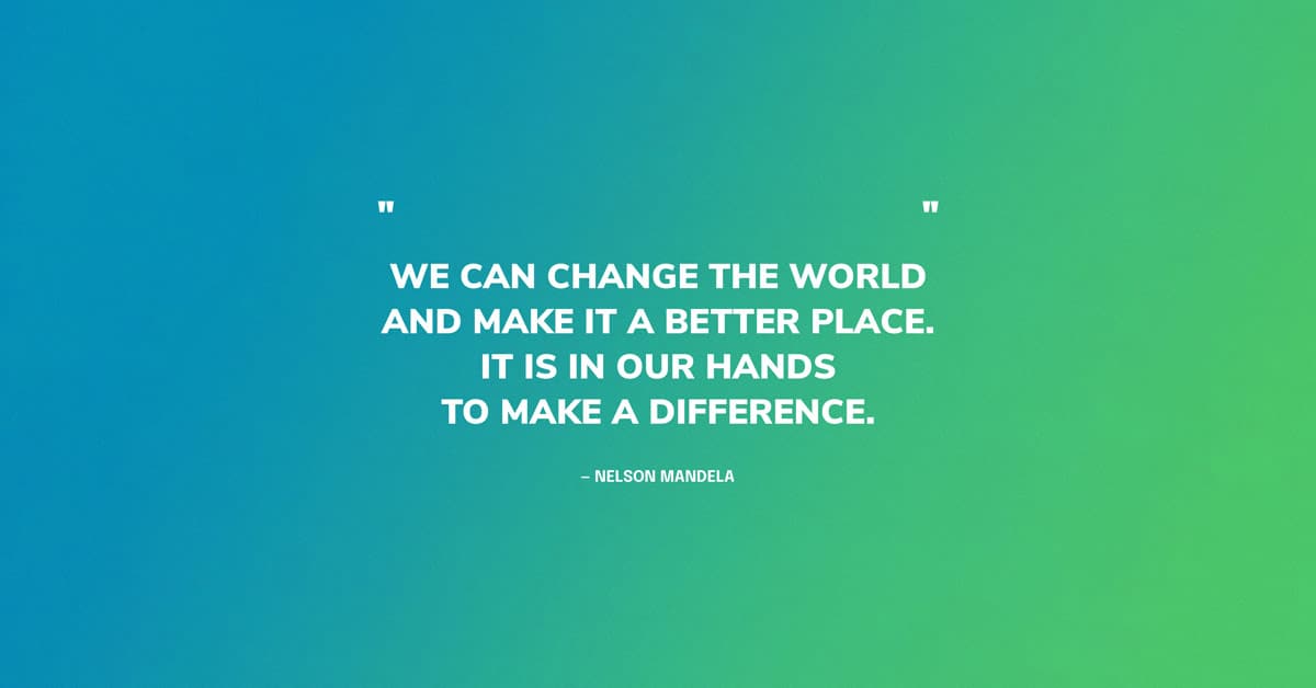 best short quotes about making a difference