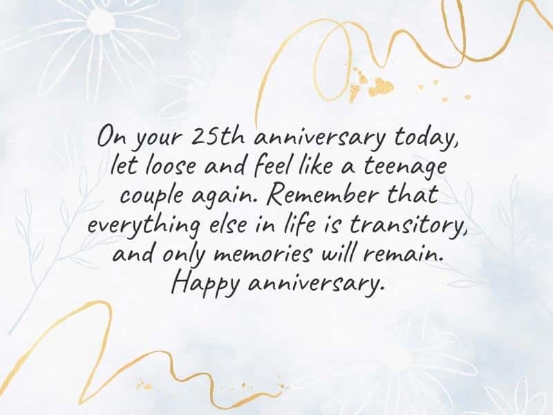 best silver anniversary quotes