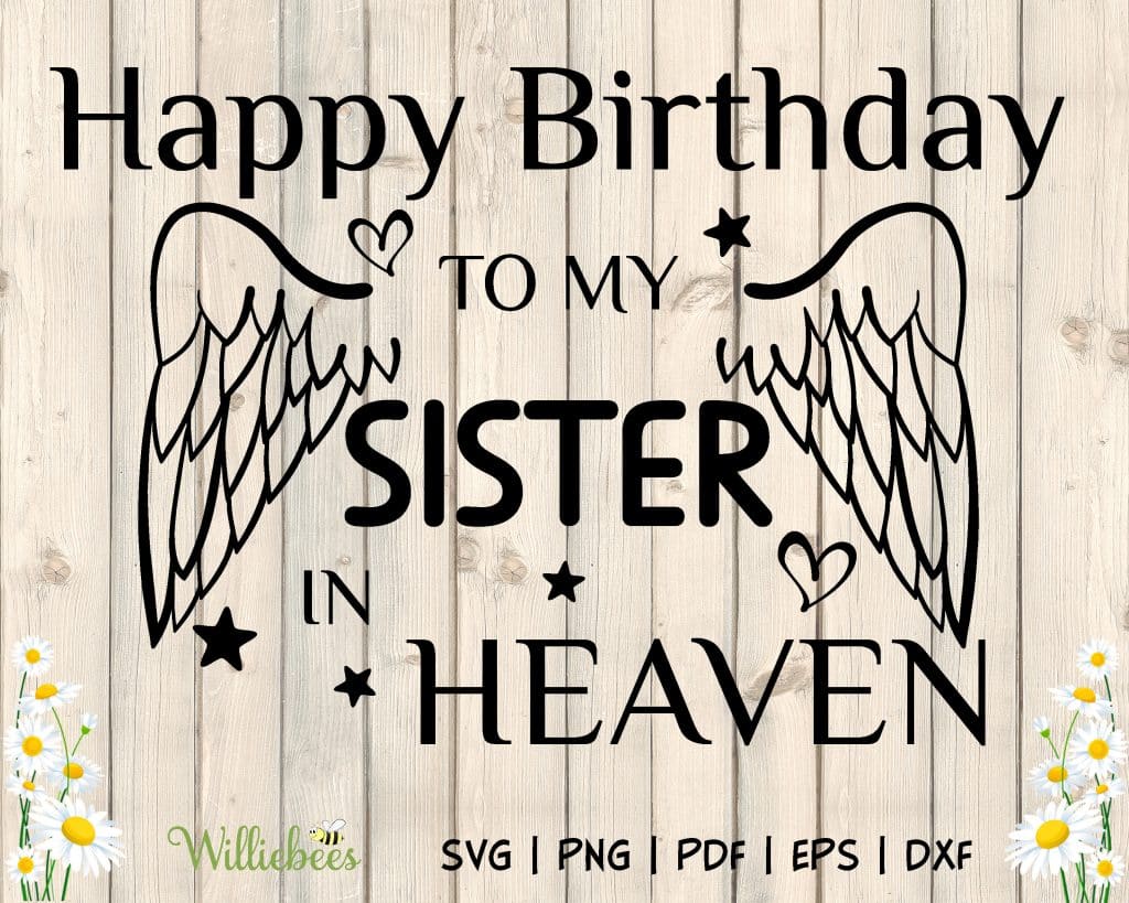 best sister birthday in heaven quotes scaled