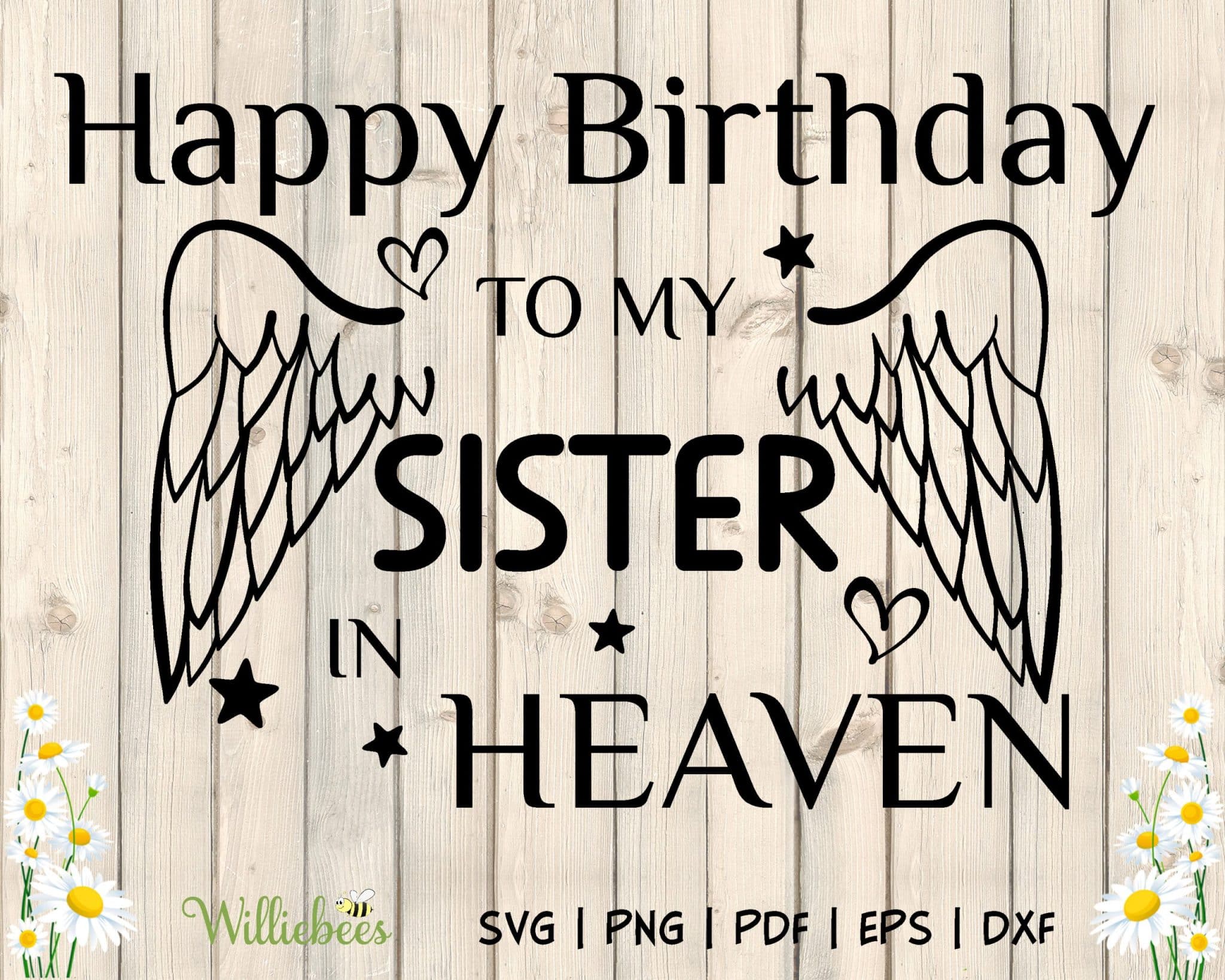 best sister birthday in heaven quotes scaled