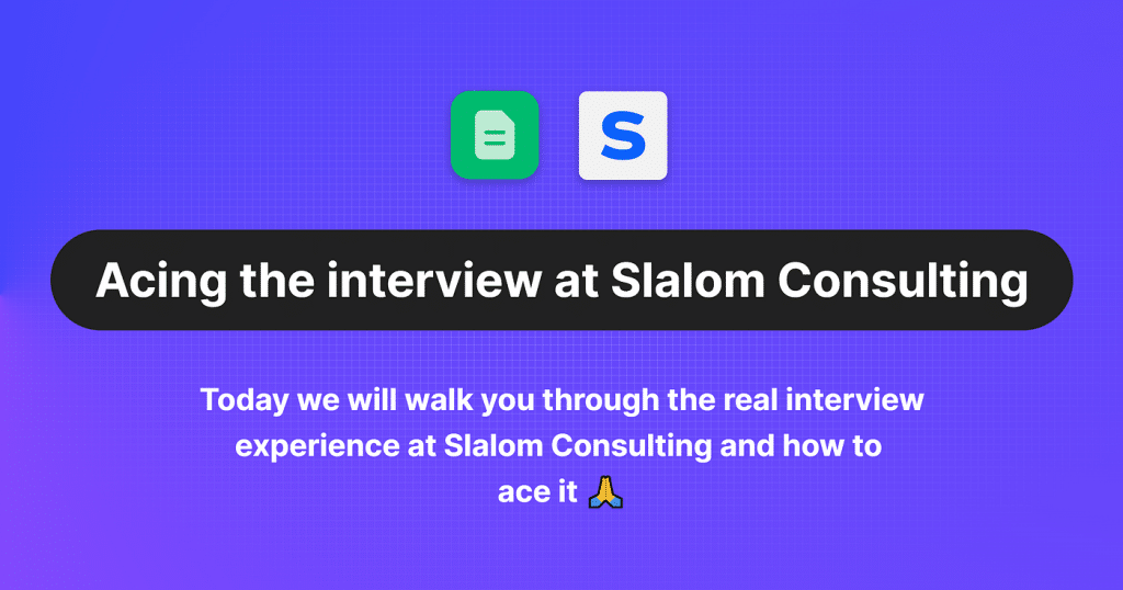 best slalom interview questions