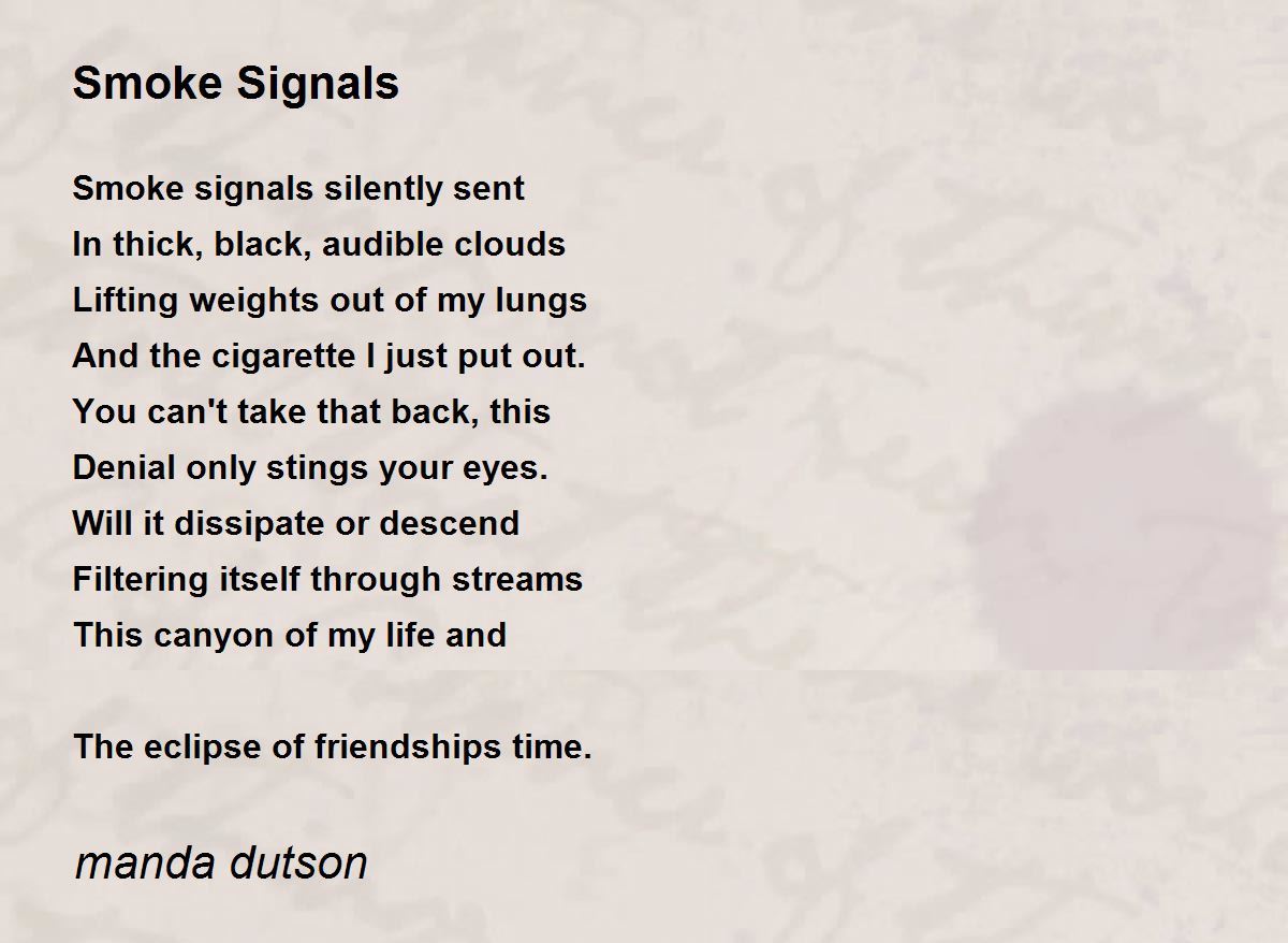 best smoke signals quotes