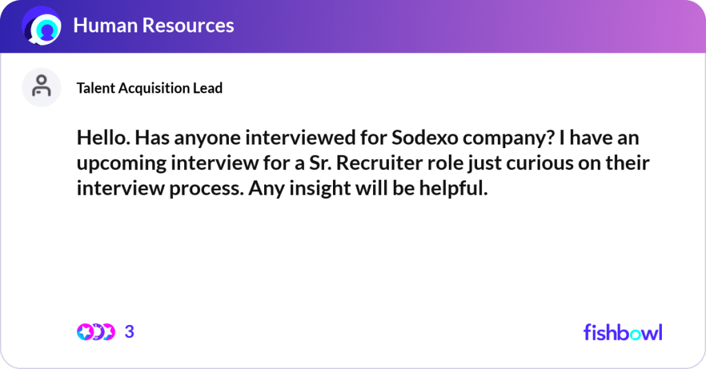 best sodexo interview questions