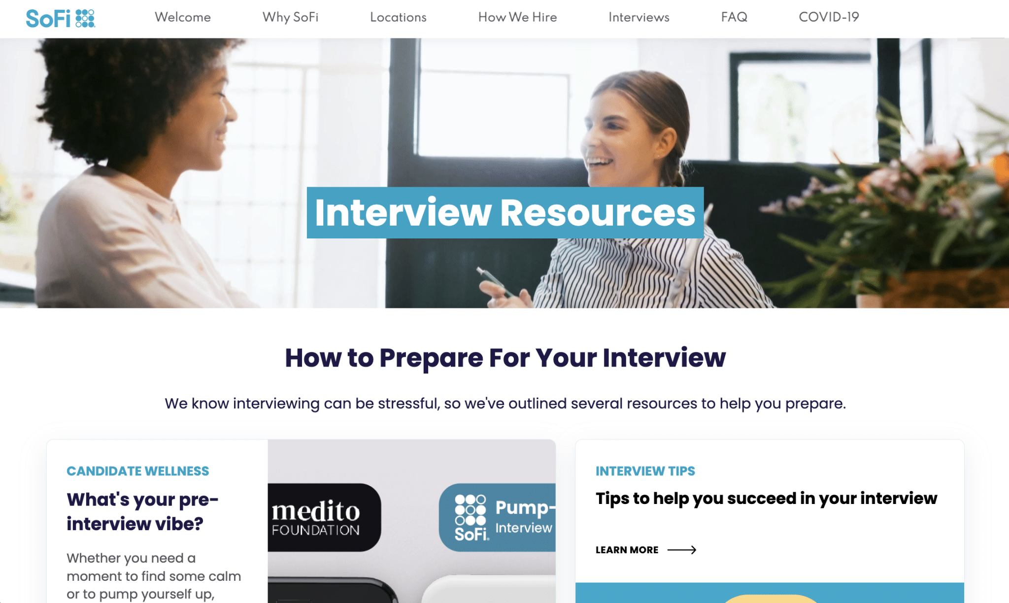 best sofi interview questions