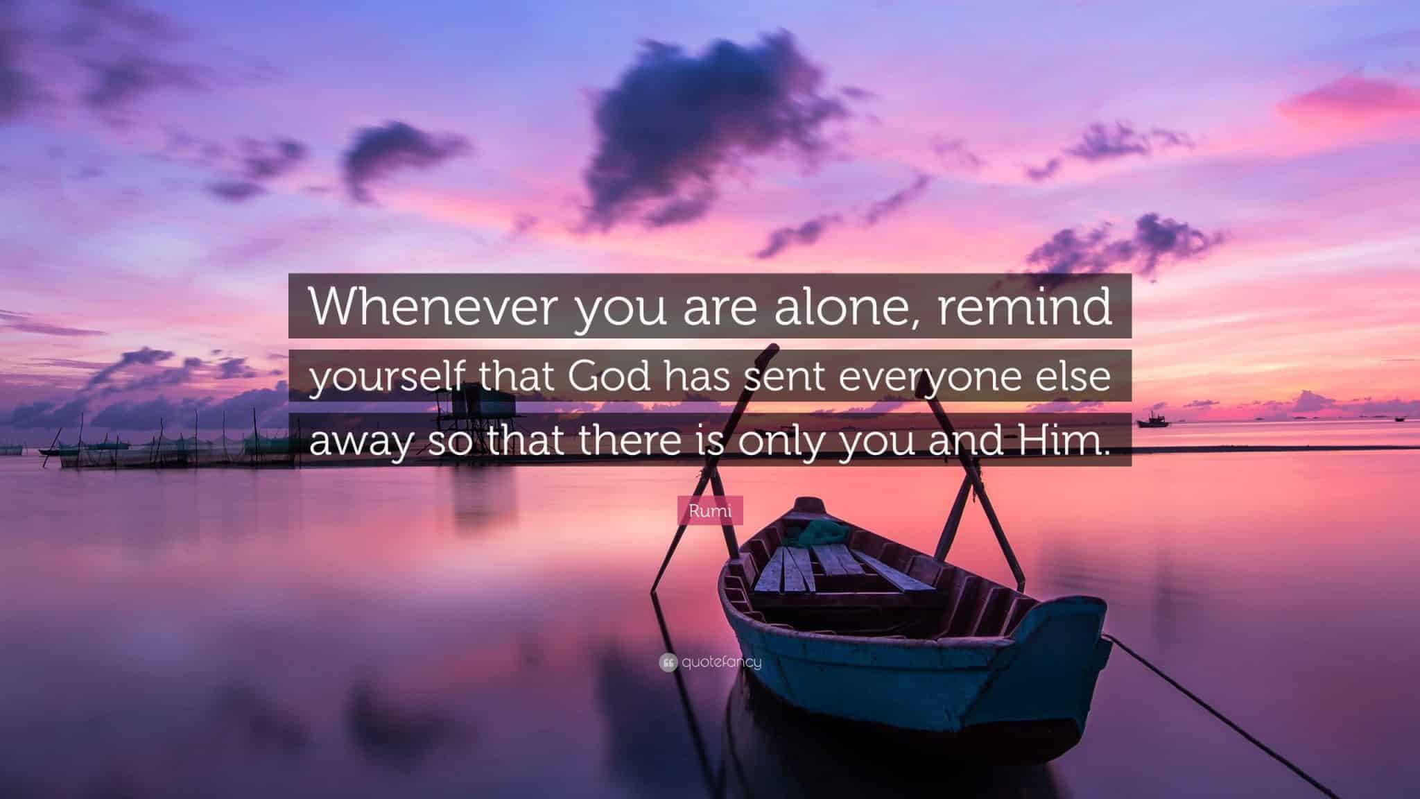best solitude quotes rumi scaled