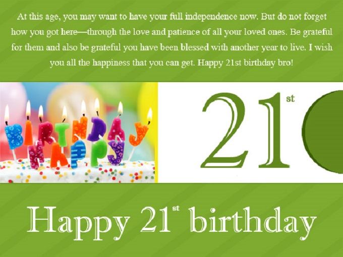 best son turning 21 quotes