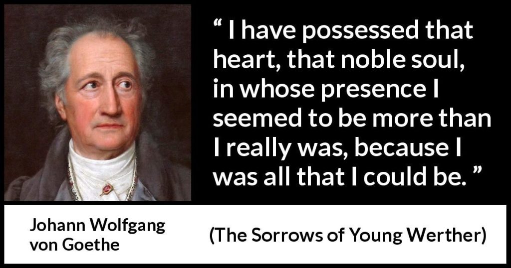 best sorrows of young werther quotes