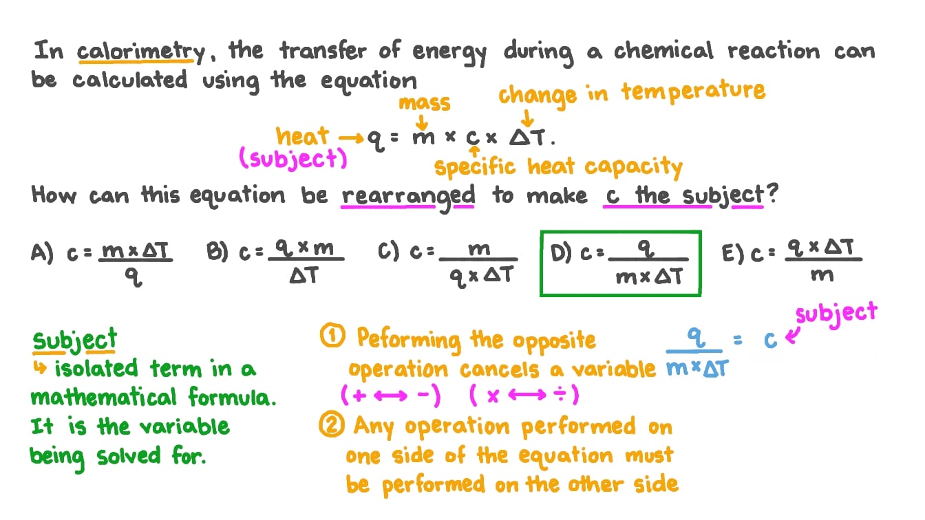 best specific heat capacity questions
