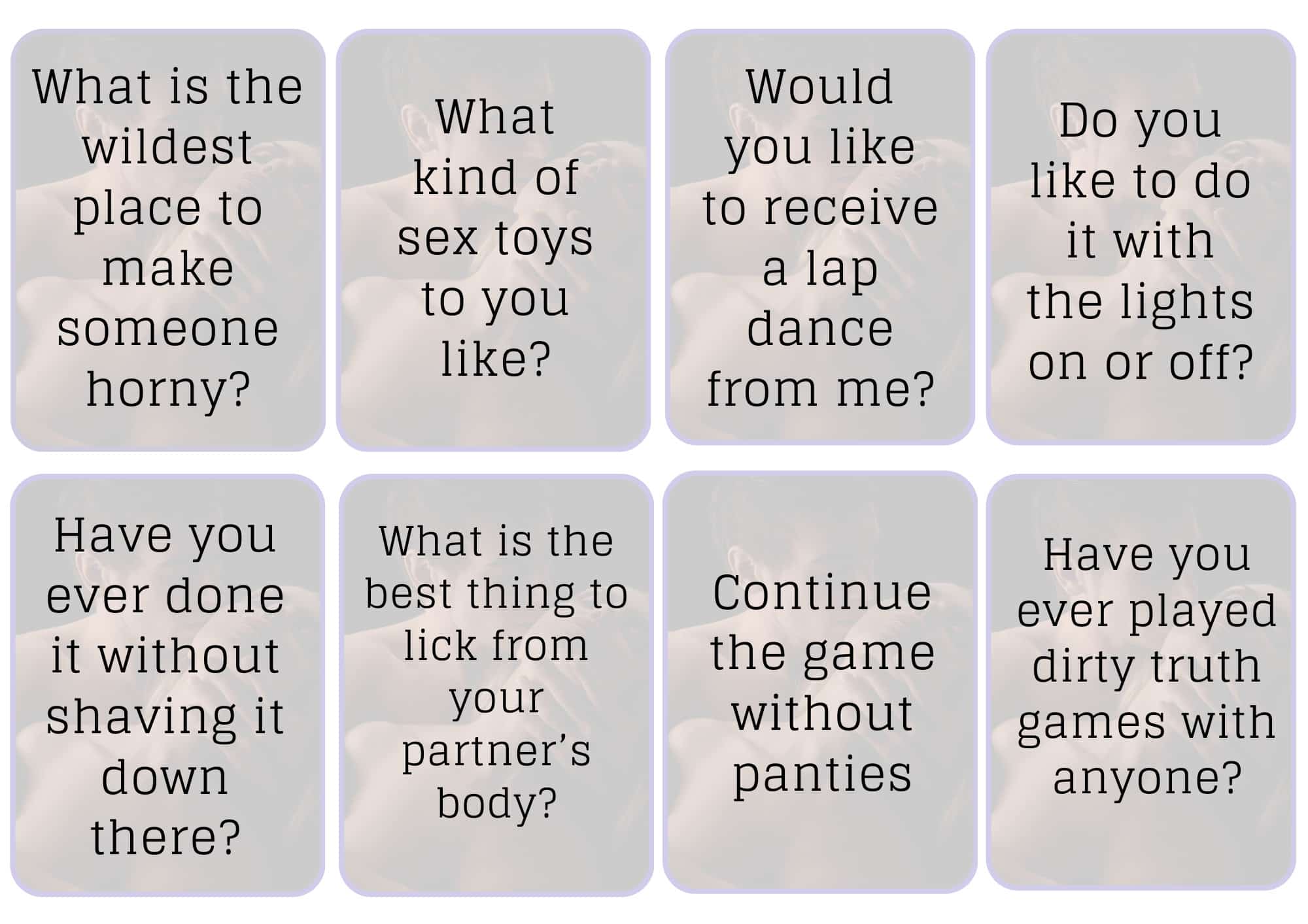 best spicy sexual questions