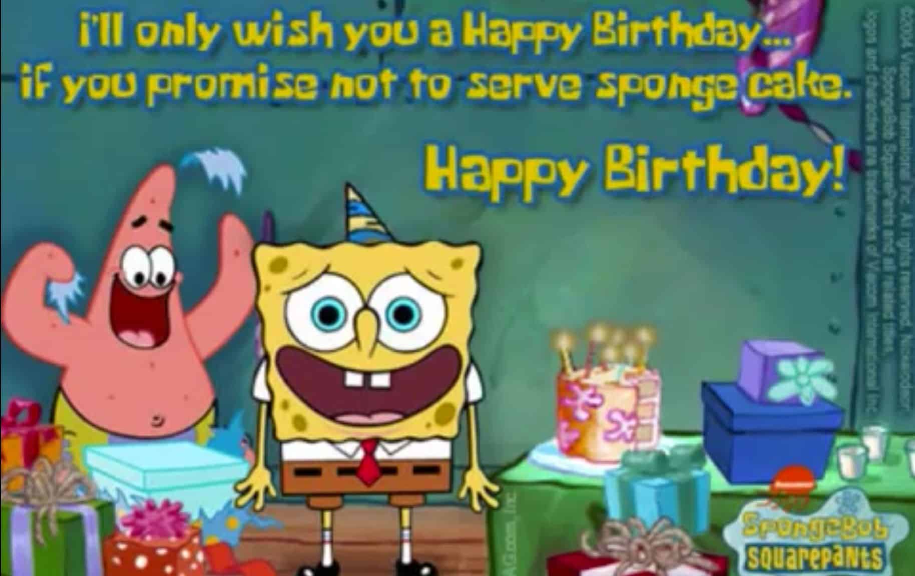 best spongebob birthday quotes