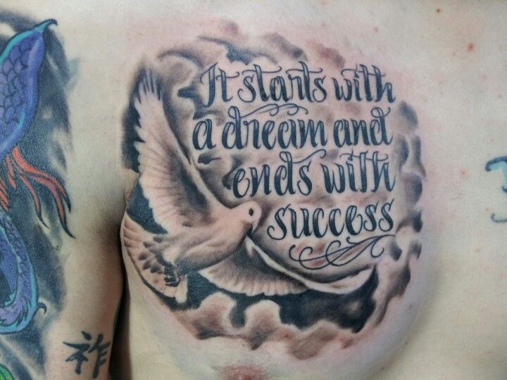 best star tattoos with quotes