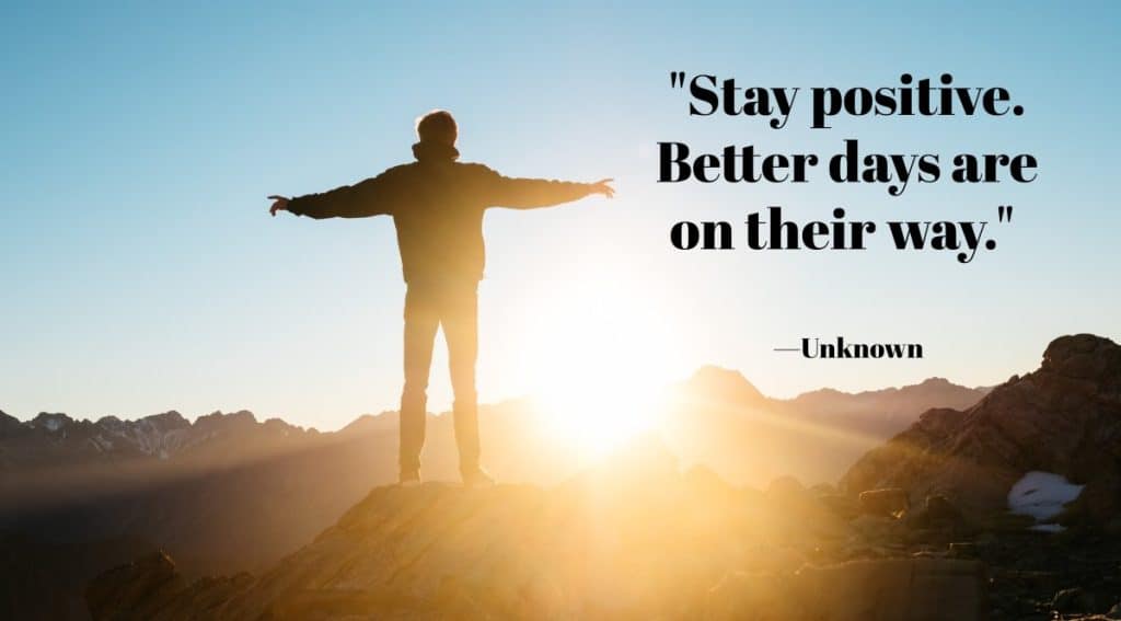 best stay positive quotes