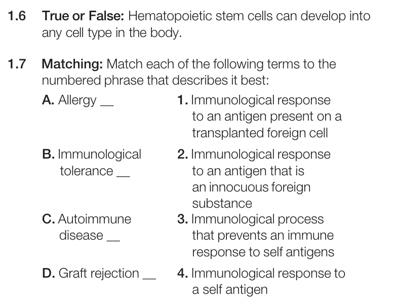 best stem cell questions