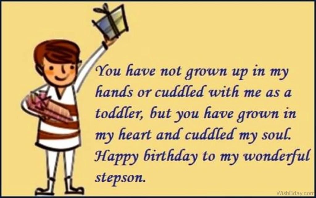 best stepson birthday quotes