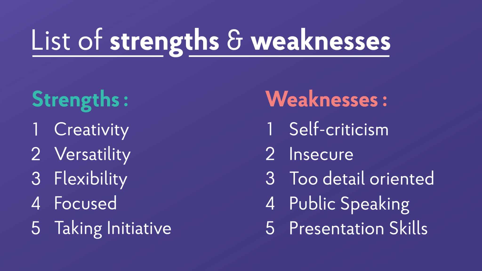 best strengths based questions