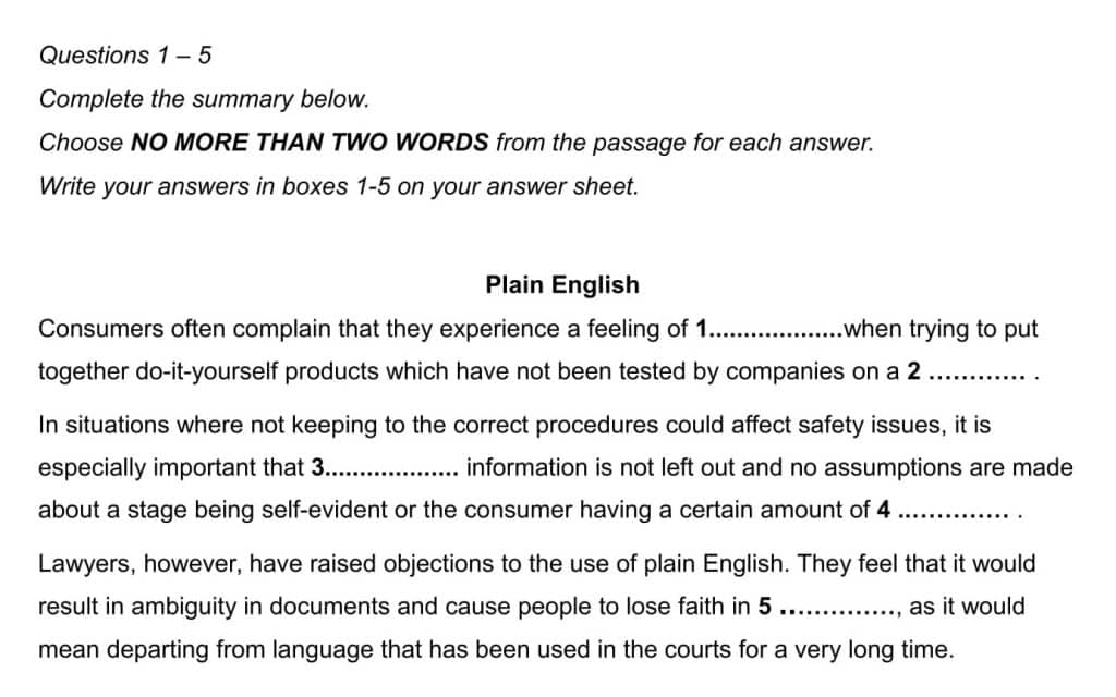 best summarizing questions