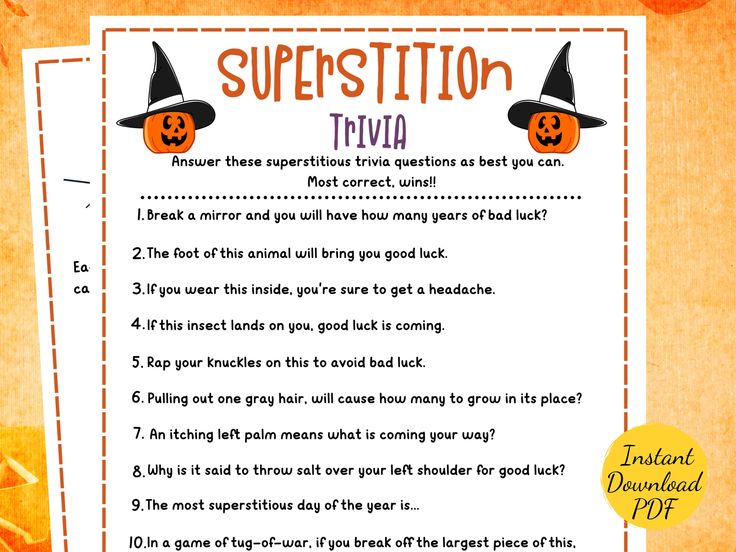 best superstition questions