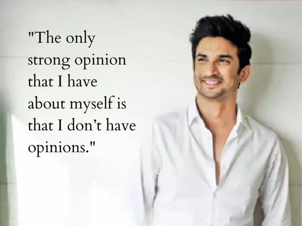 best sushant singh rajput quotes