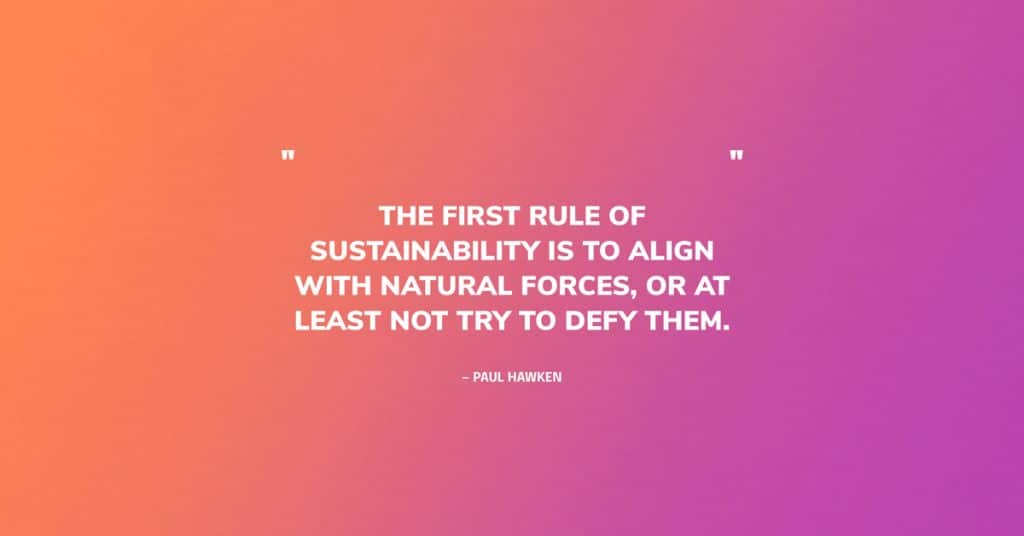 best sustainable quotes