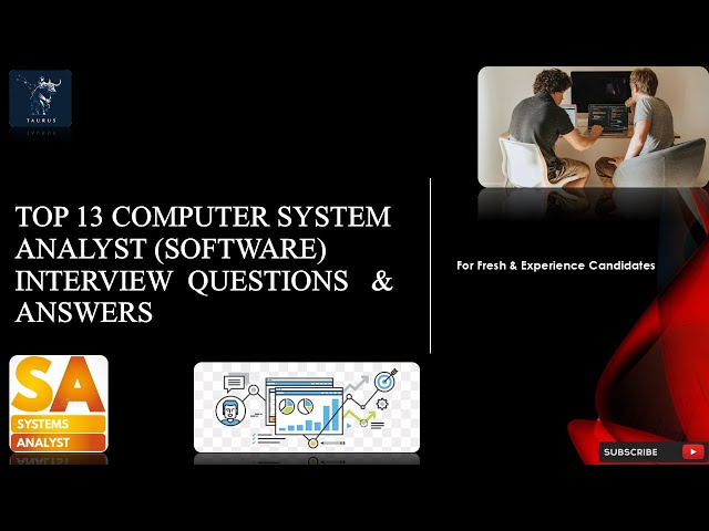 best system analyst interview questions and answers