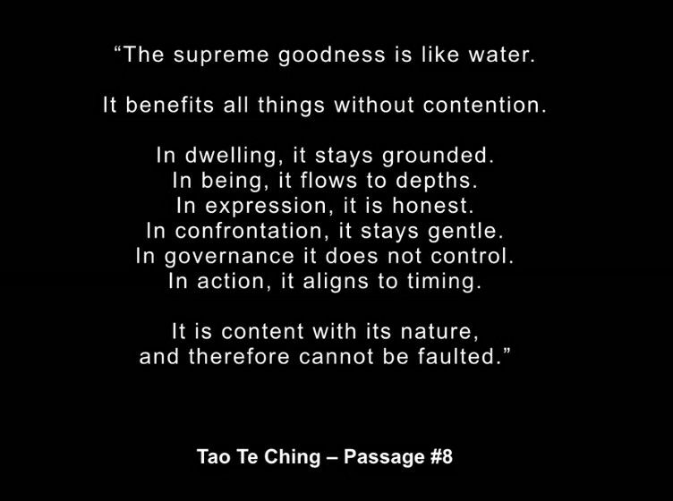best tao te ching water quotes