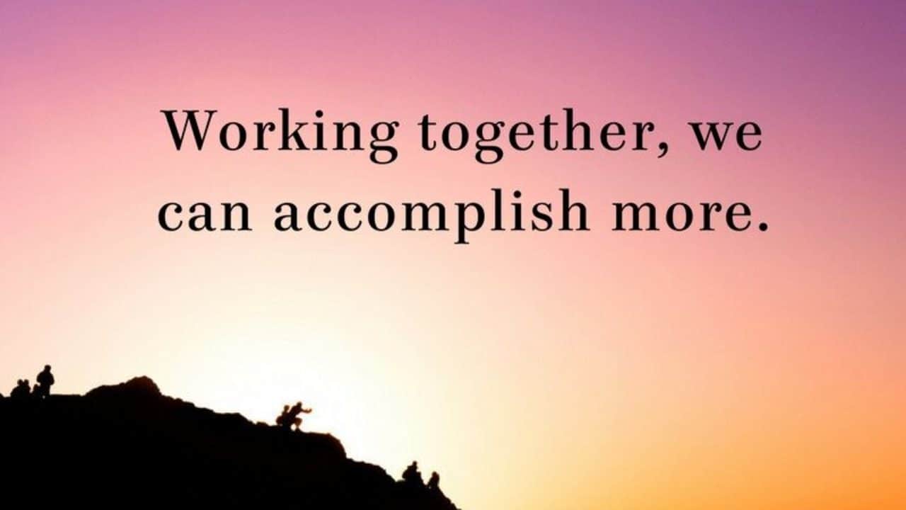 best teamwork bible quotes