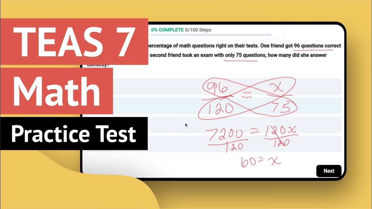 best teas math questions
