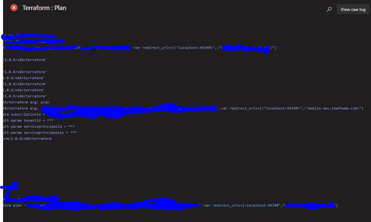 best terraform escape double quotes