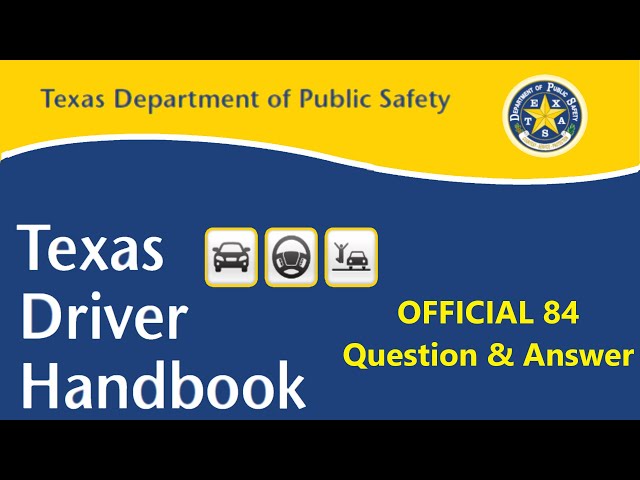 best texas drivers license questions and answers