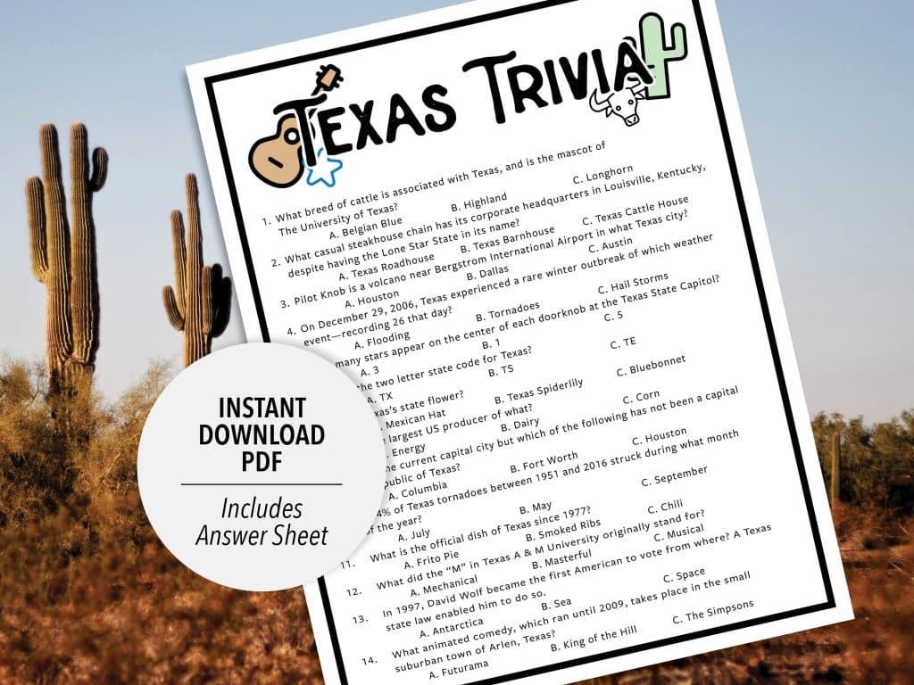 best texas trivia questions scaled