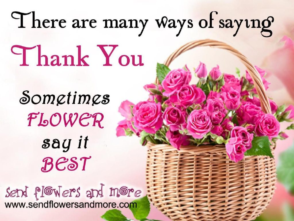 best thank you for the beautiful flowers quotes