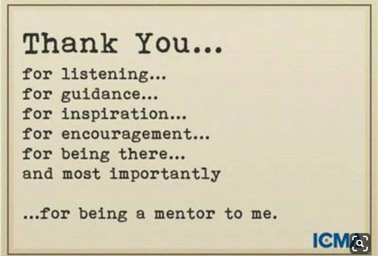 best thanking a mentor quotes