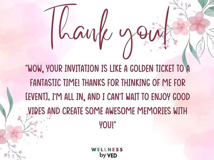 best thanks for inviting me quotes
