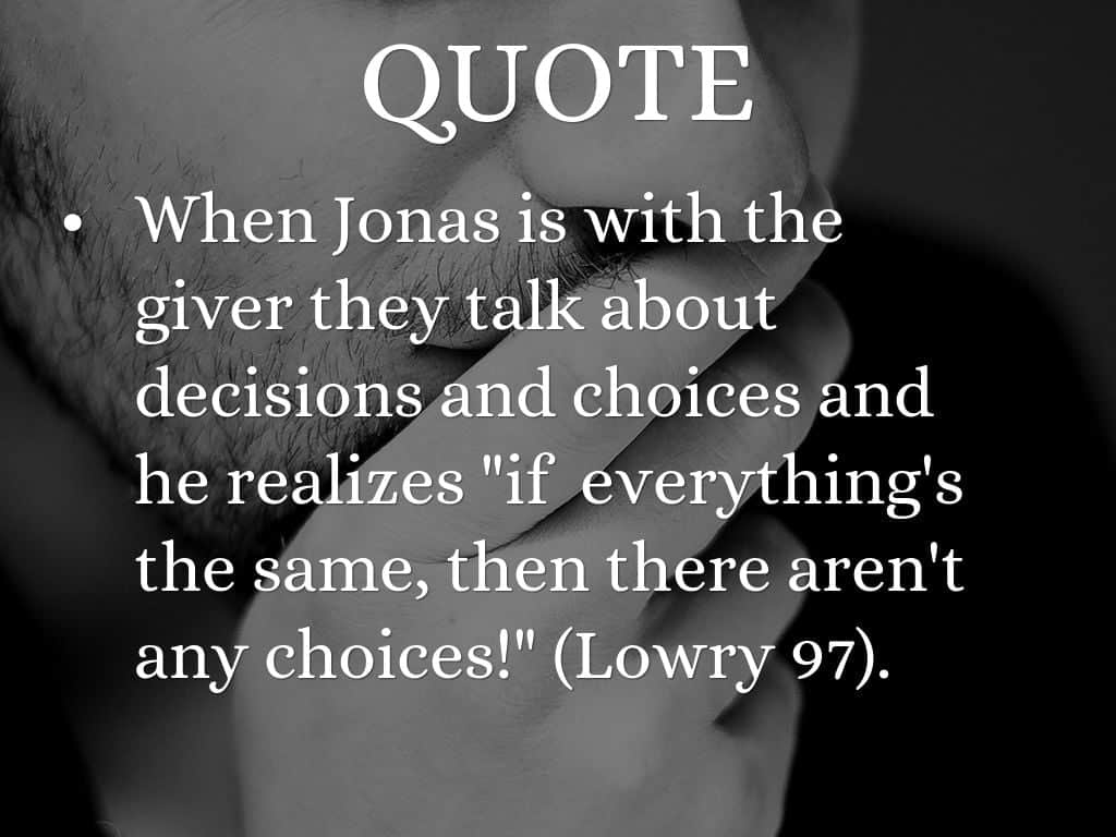 best the giver sameness quotes