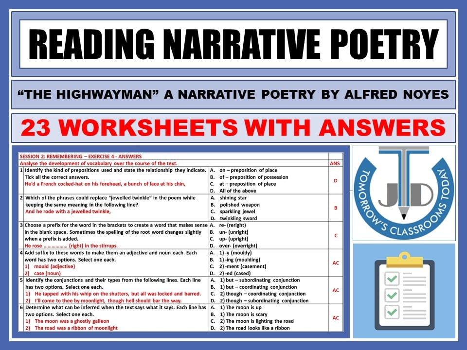 best the highwayman poem questions and answers