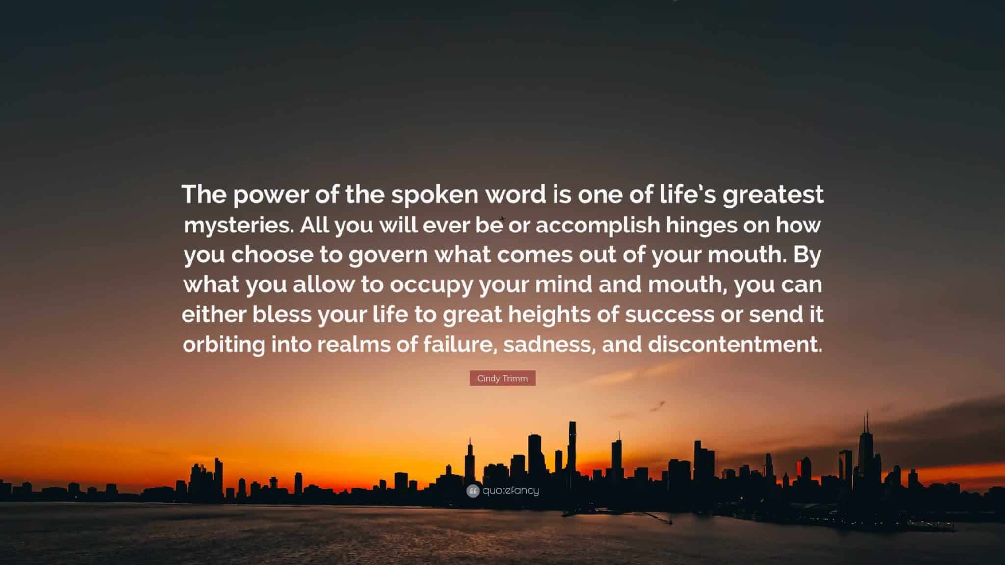 best the power of the spoken word quotes scaled