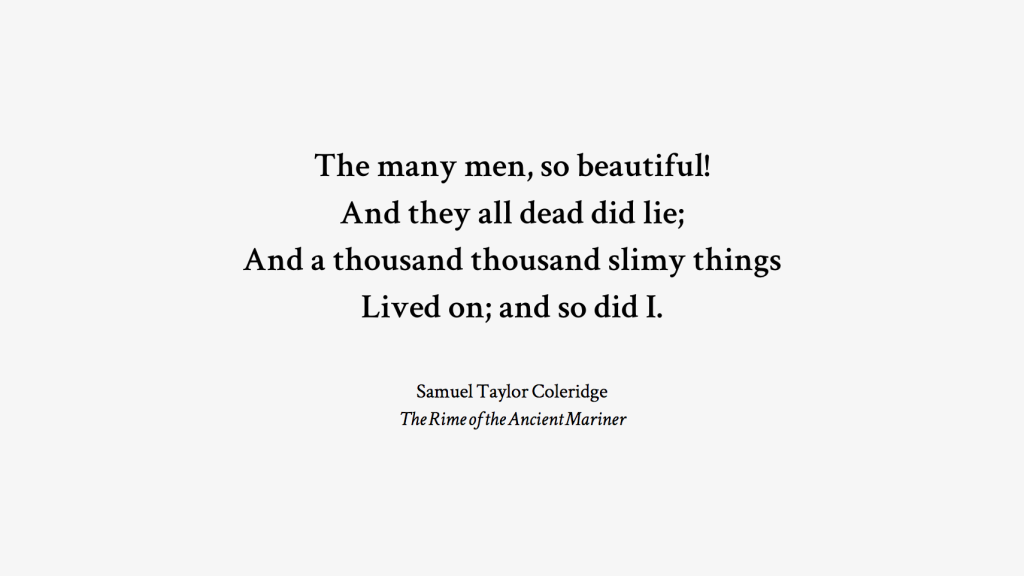 best the rime of the ancient mariner quotes
