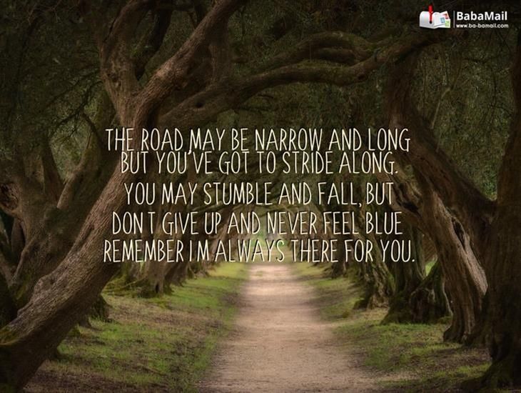 best the road is long quotes