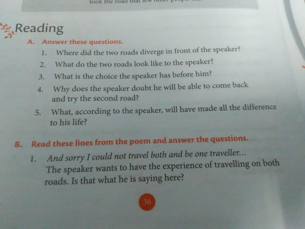 best the road not taken poem questions and answers scaled