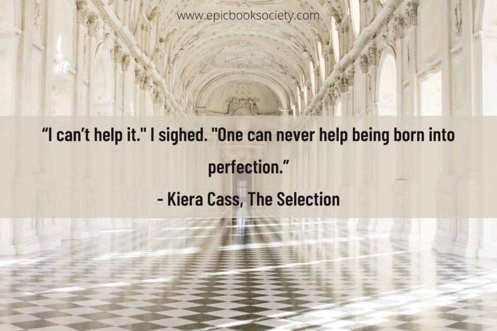 best the selection quotes and page numbers