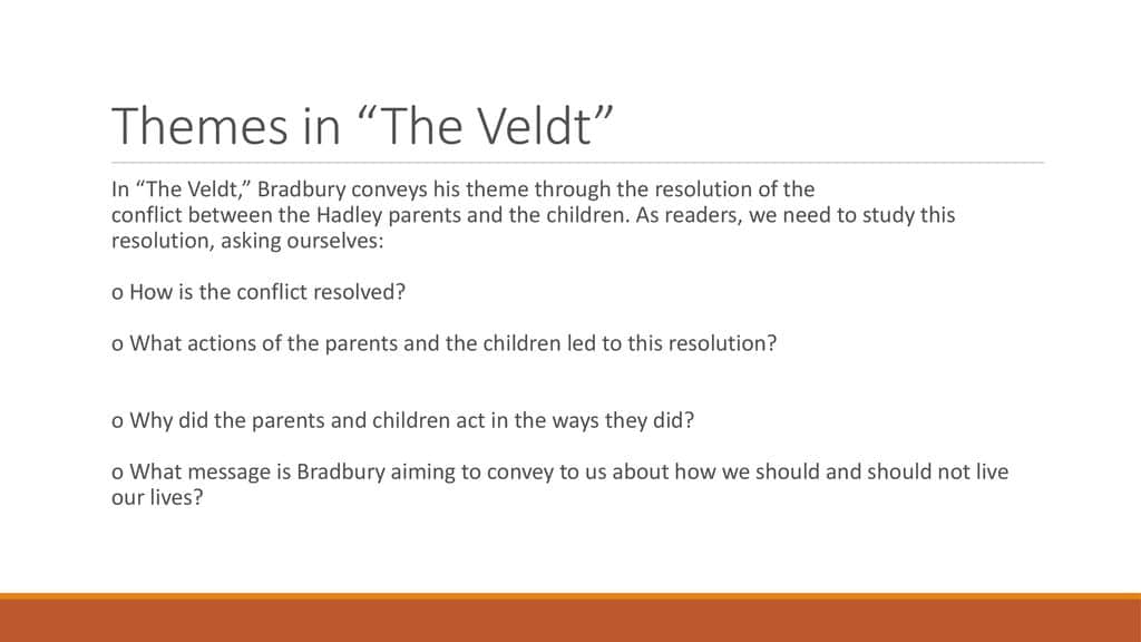 best the veldt questions