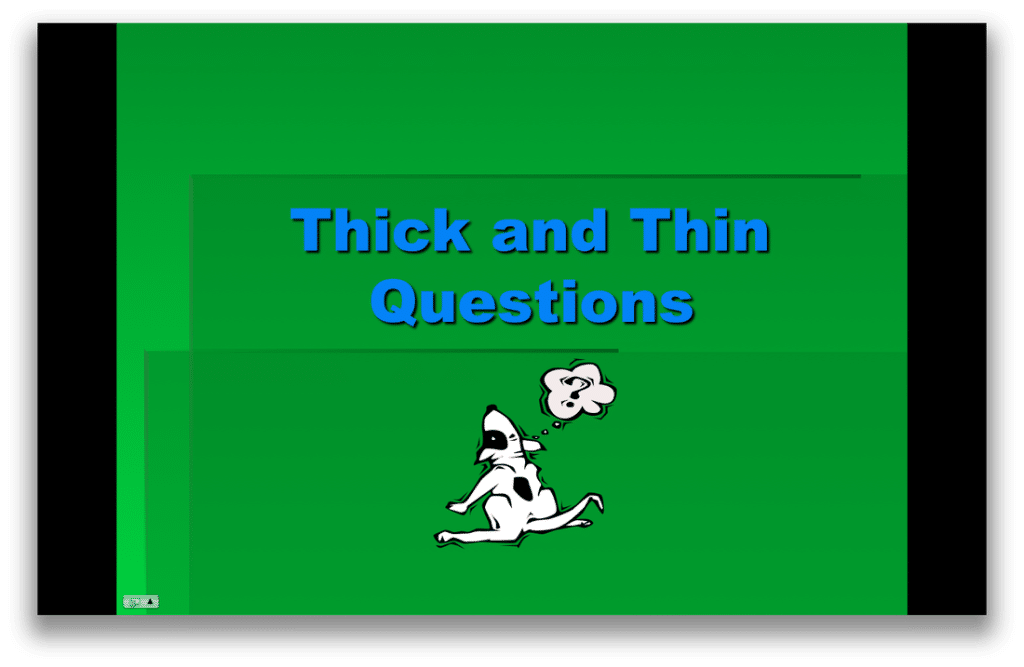 best thick questions