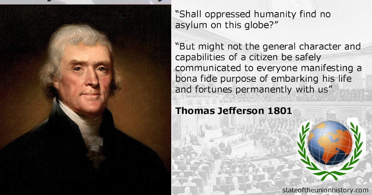 best thomas jefferson immigration quotes
