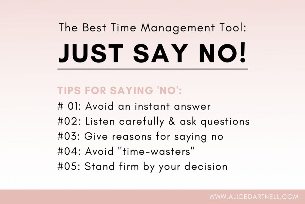best time management questions