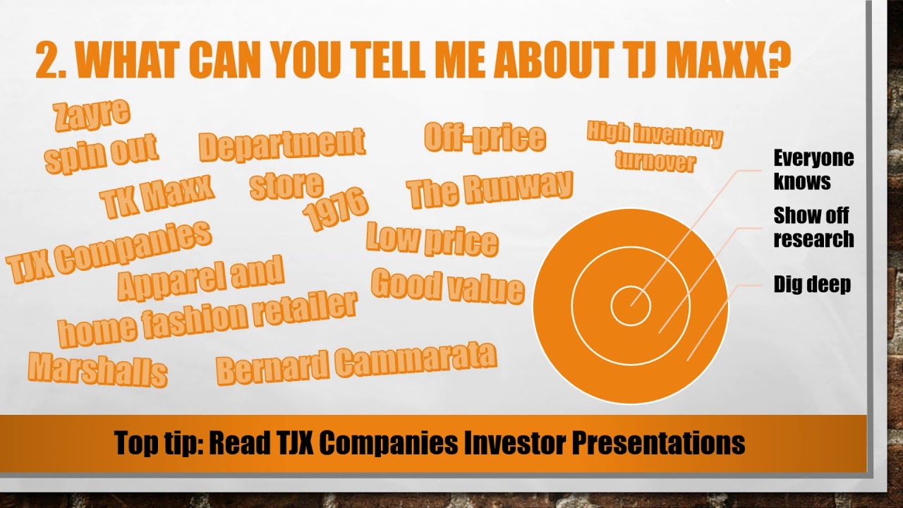 best tjx interview questions