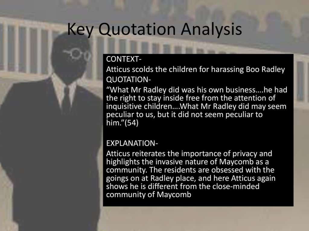 best tkam chapter 4 quotes