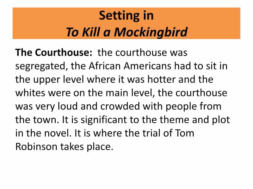 best to kill a mockingbird setting quotes