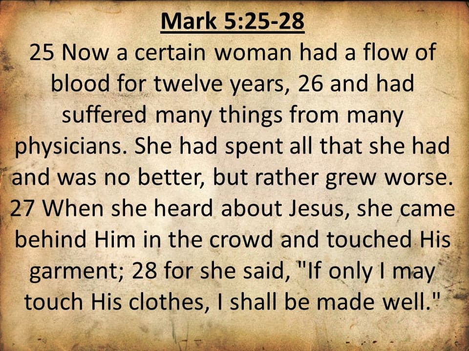 best touch the hem of his garment quotes