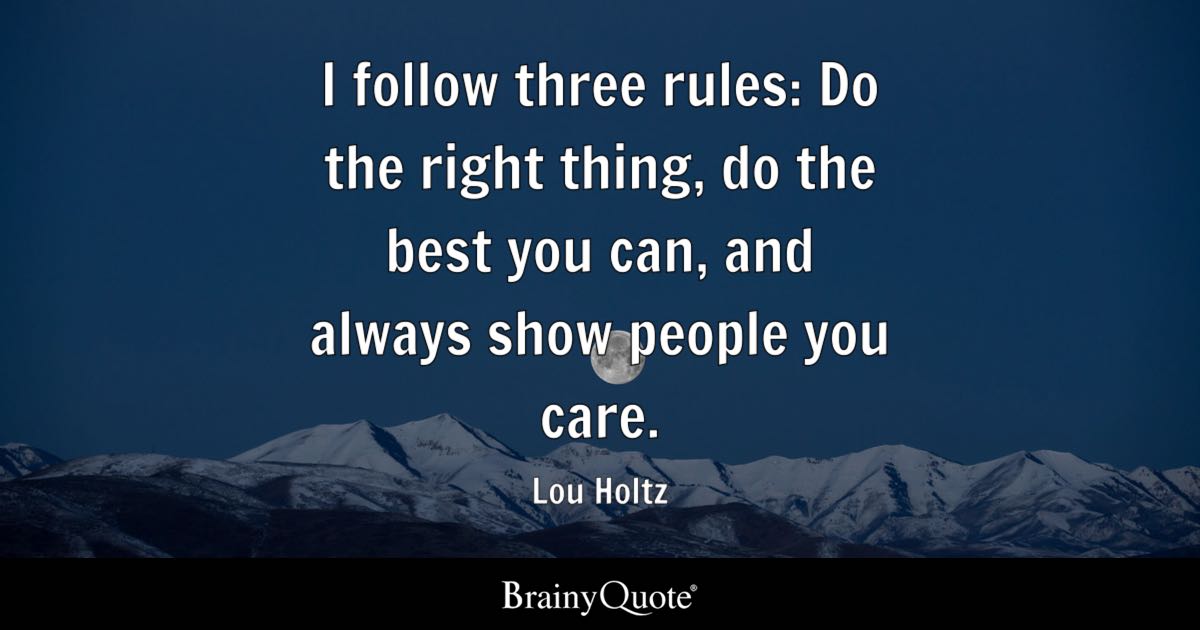 best try to do the right thing quotes