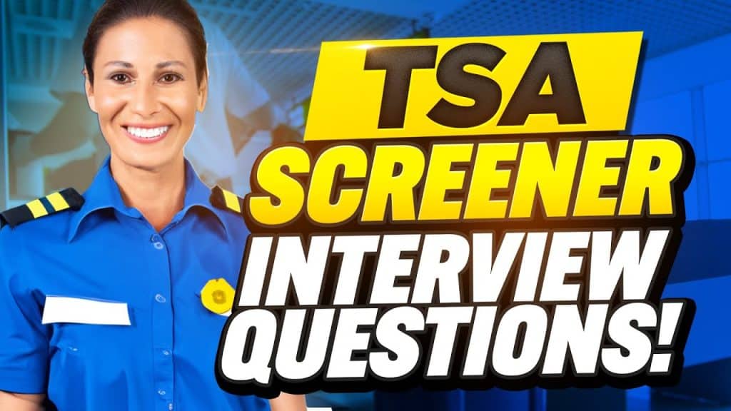 best tsa job interview questions